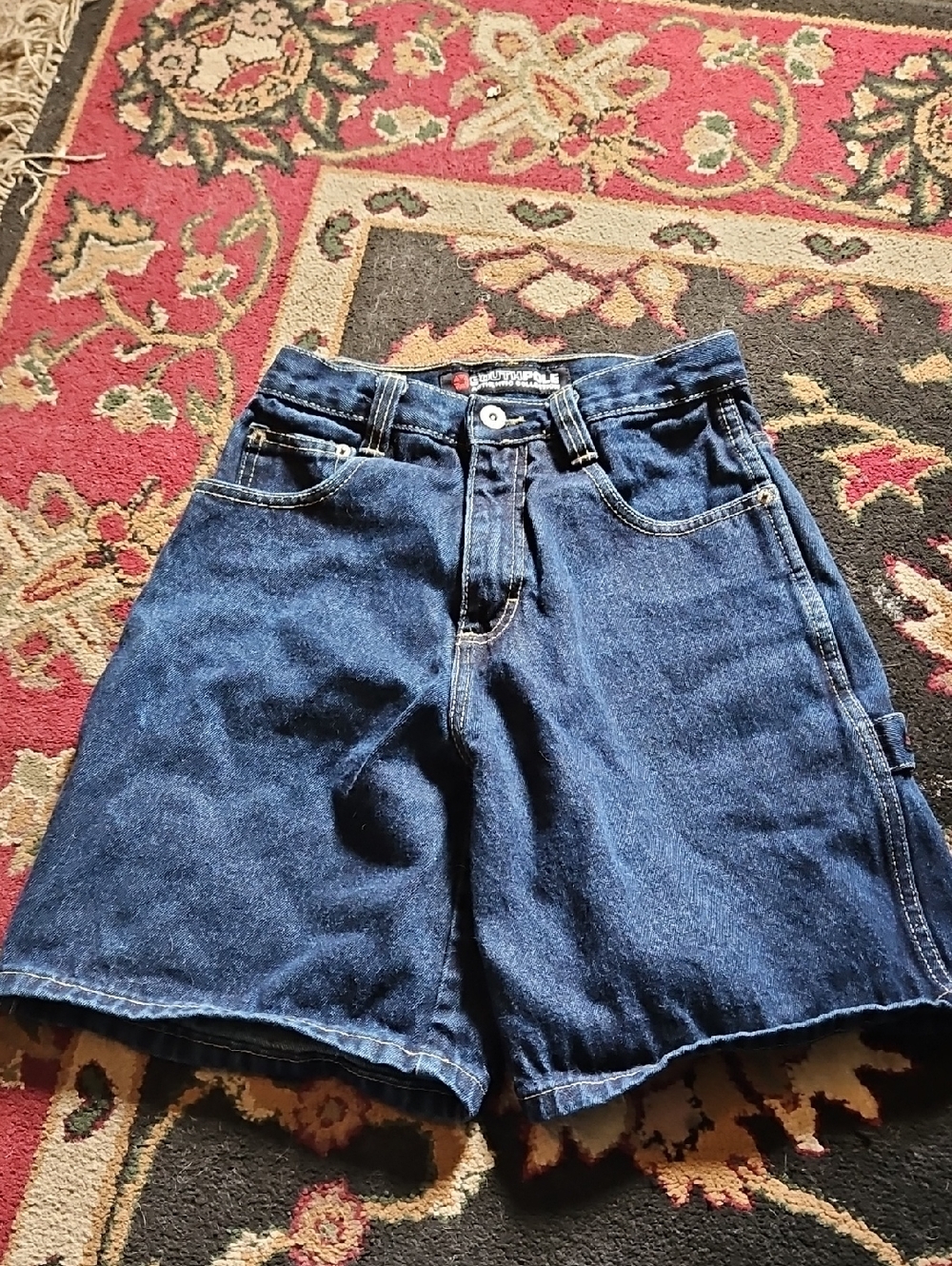 South Pole Dark Blue Denim Jean Shorts